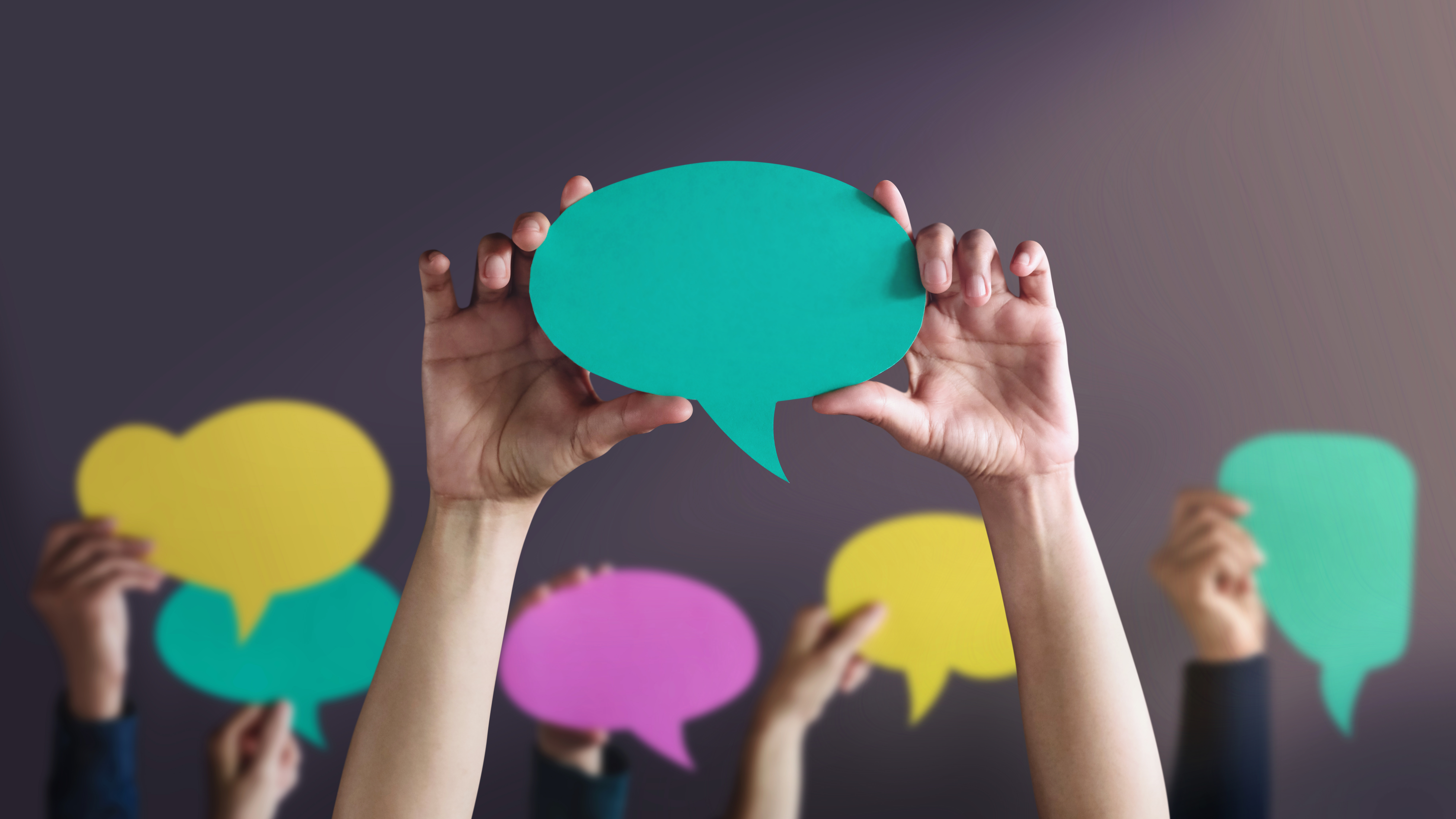 Speech bubbles picture